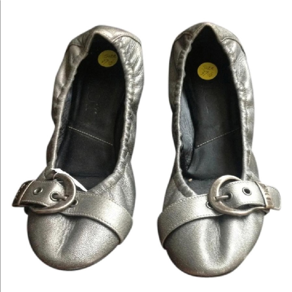 Christian Dior flats grey -worn once